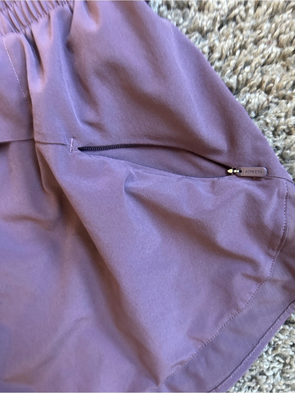 Athleta Mesh Racer Run 4” Short - Picture 3 of 5